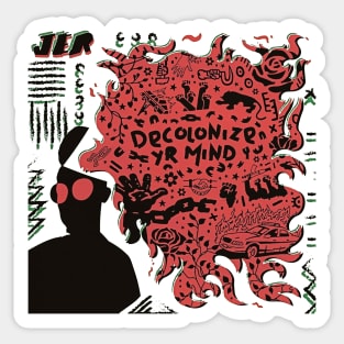 decolonize your mind Sticker